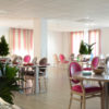 plan large de la salle restaurant en Ehpad